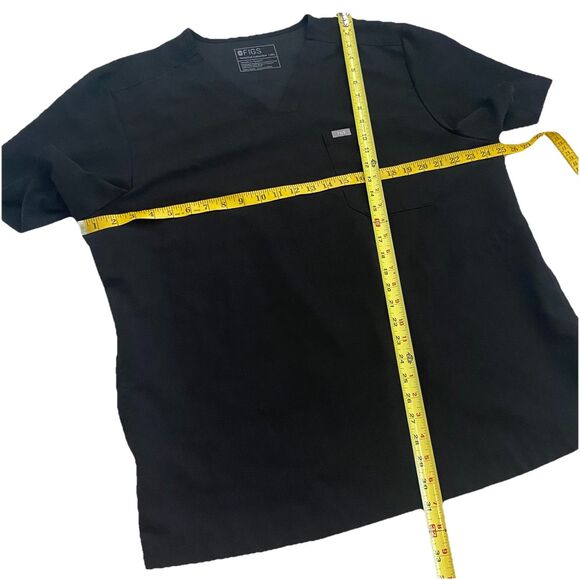 Figs Chisec Scrub Top TM3000 Black Size XXL - Picture 8 of 10